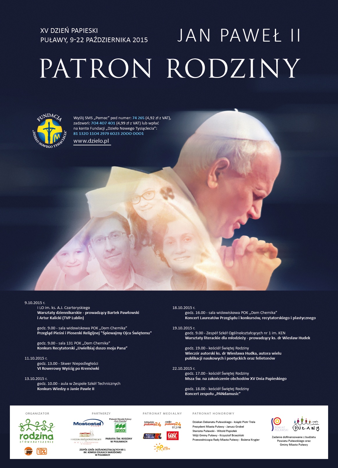 Dzień Papieski - plakat 2015 jpg